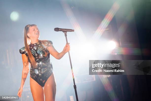 Tove Lo performs at 170 Russell on September 28, 2022 in Melbourne, Australia.