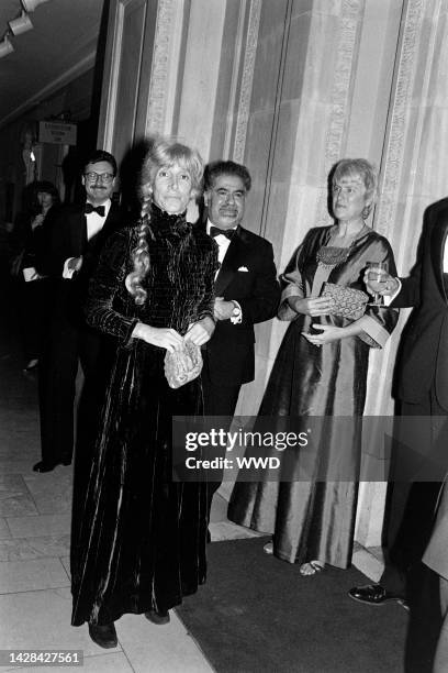 Renata Adler attends an event at the main branch of the New York Public Library in New York City on November 8, 1983.