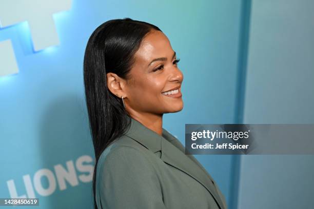 Christina Milian attends the LIONSGATE+ launch at Freemasons Hall on September 28, 2022 in London, England.