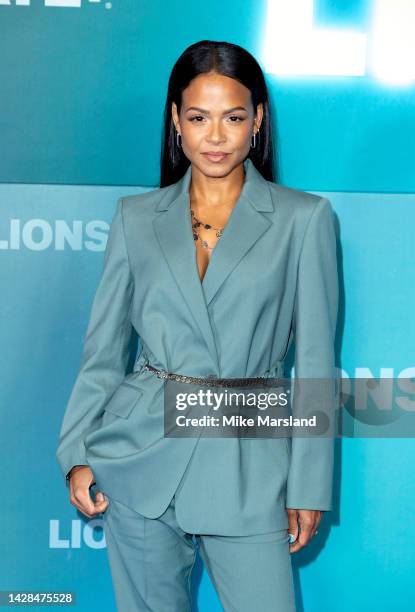 Christina Milian attends the LIONSGATE+ launch at Freemasons Hall on September 28, 2022 in London, England.