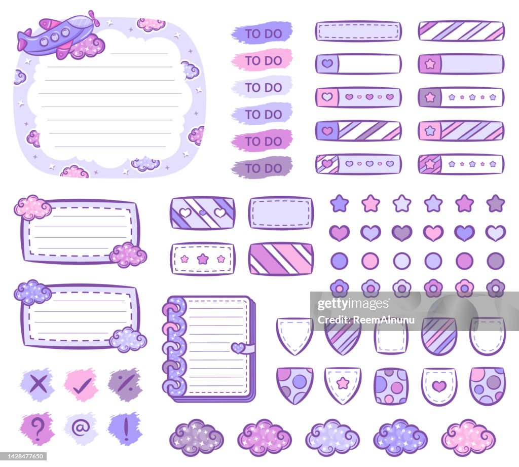 Important Note Frame Collection Of Printable Frame Note With Planners Sticker And Sticky ...
