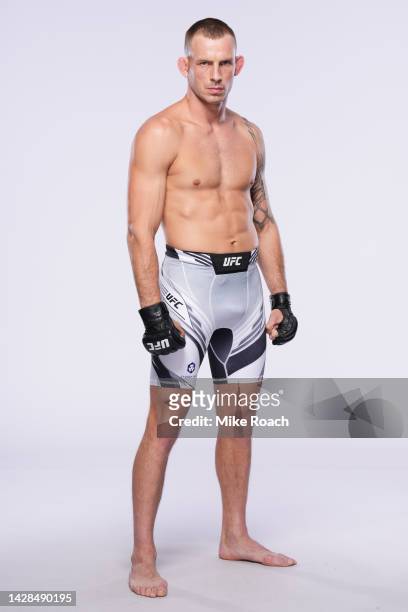 Krzysztof Jotko poses for a portrait during a UFC photo session on September 28, 2022 in Las Vegas, Nevada.
