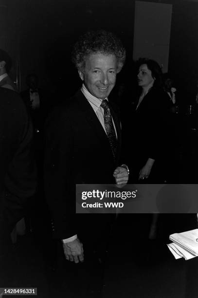 Guests attend a party, following a performance of the play "The Little Foxes," at the Kennedy Center in Washington, D.C., on March 17, 1981.