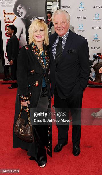 Katie Wagner and Robert Wagner attends the World Premiere of 40th Anniversary Restoration of "Cabaret" at Grauman's Chinese Theatre on April 12, 2012...