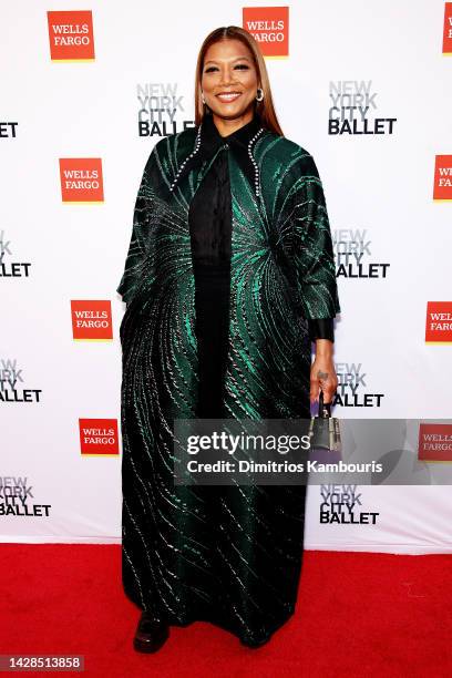 Queen Latifah attends the New York Ballet 2022 Fall Fashion Gala at David H. Koch Theater at Lincoln Center on September 28, 2022 in New York City.