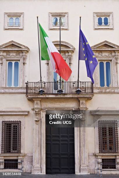 Palazzo Chigi, since 1961 it has been the seat of the Government of the Italian Republic and of the Presidency of the Council of Ministers. Piazza...