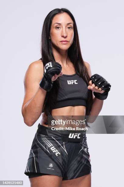 Jessica Penne poses for a portrait during a UFC photo session on September 28, 2022 in Las Vegas, Nevada.