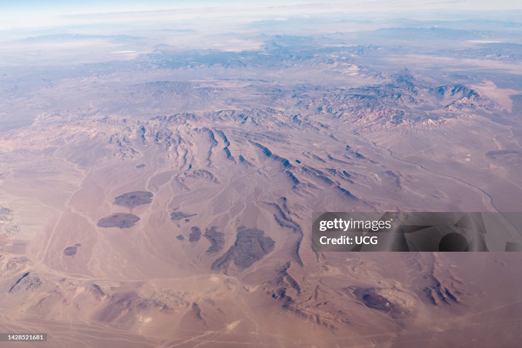 Nevada Test Site and fault-bounded ridges