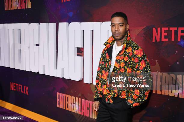 Kid Cudi attends Netflix's "Entergalactic" New York premiere at Paris Theater on September 28, 2022 in New York City.