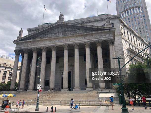 New York County Supreme Courthouse, Foley Square, New York City.