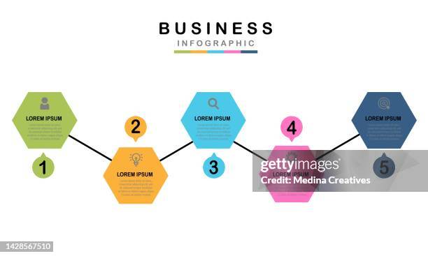 steps options elements infographic template - workflow 3 steps stock illustrations
