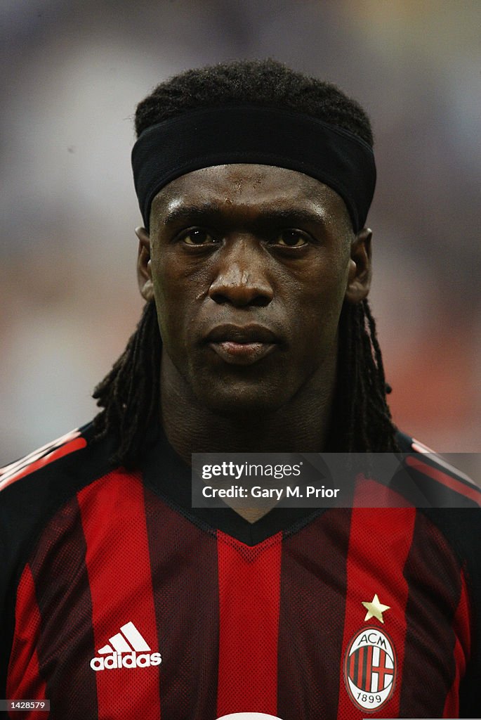 Cedorf Clarence Seedorf of Milan during the line up before the UEFA... News ...