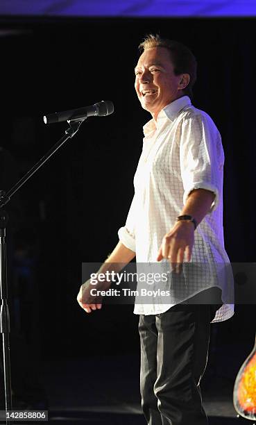 David Cassidy performs at The Club at Treasure Island on April 13, 2012 in Treasure Island, Florida.