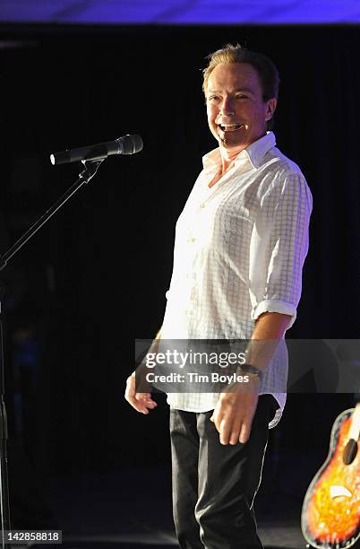 David Cassidy performs at The Club at Treasure Island on April 13, 2012 in Treasure Island, Florida.