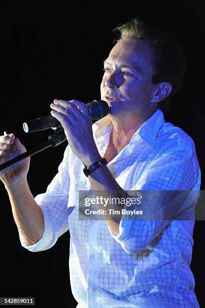 David Cassidy performs at The Club at Treasure Island on April 13, 2012 in Treasure Island, Florida.