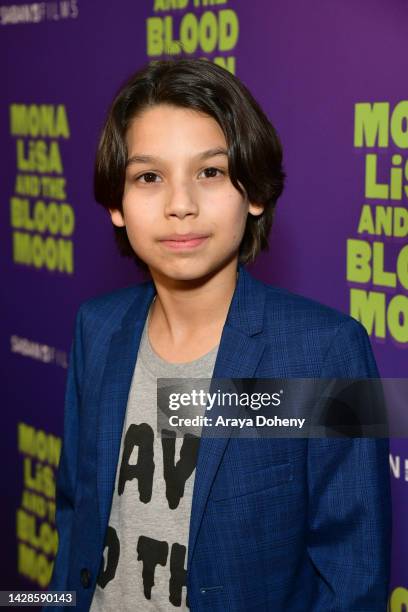 Evan Whitten attends the Los Angeles special screening of "Mona Lisa And The Blood Moon" at Hollywood Post 43 - American Legion on September 28, 2022...