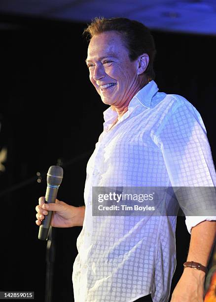 David Cassidy performs at The Club at Treasure Island on April 13, 2012 in Treasure Island, Florida.