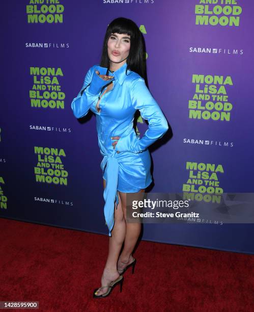 Perry arrives at the Los Angeles Special Screening Of "Mona Lisa And The Blood Moon" at Hollywood Post 43 - American Legion on September 28, 2022 in...