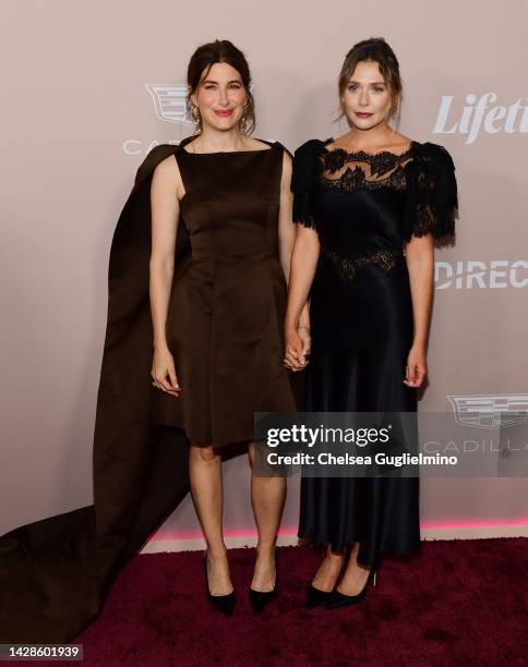 Kathryn Hahn and Elizabeth Olsen attend Variety's 2022 Power of Women: Los Angeles event Presented by Lifetime at Wallis Annenberg Center for the...