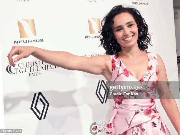 Aida Touihri attends the Christophe Guillarmé Womenswear Spring/Summer 2023 show during Paris Fashion Week on September 28, 2022 in Paris, France.