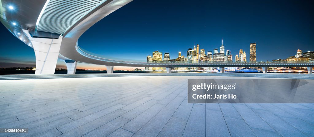 Modern Architecture and City Square
