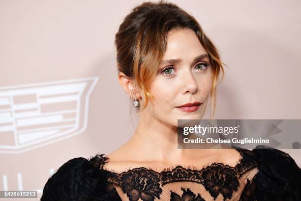 Elizabeth Olsen attends Variety's 2022 Power of Women: Los Angeles event Presented by Lifetime at Wallis Annenberg Center for the Performing Arts on...