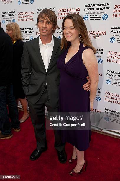 Charles Baker and Rachel Baker arrive for day two of the 2012 Dallas International Film Festival on April 13, 2012 in Dallas, Texas.