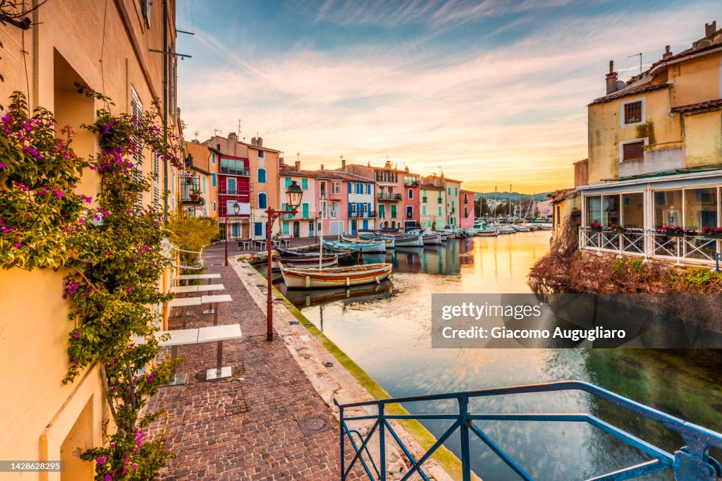 Martigues town also known as the Provencale Venise, Bouches-du-Rhône département, Provence–Alpes–Côte d'Azur région, France