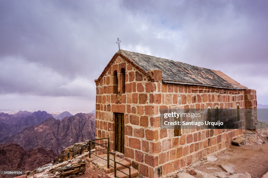 Church of God at the top of Mount Sinai