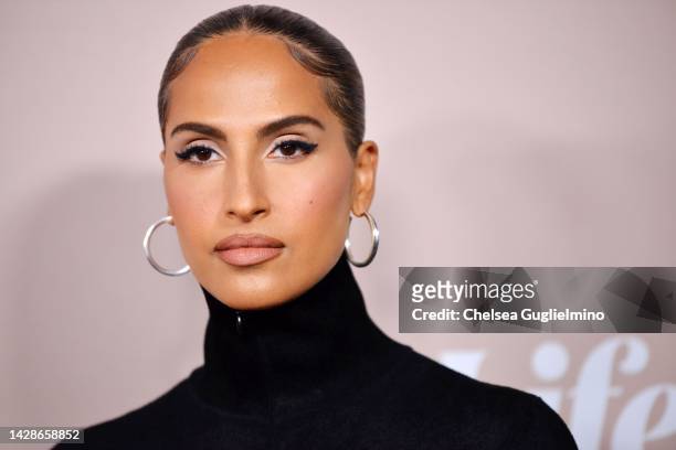 Snoh Aalegra attends Variety's 2022 Power of Women: Los Angeles event Presented by Lifetime at Wallis Annenberg Center for the Performing Arts on...