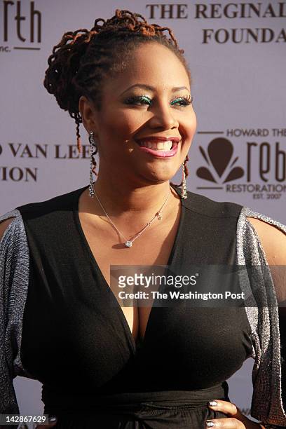 Singer and daughter of the late soul music legend Donny Hathaway, Lalah Hathaway.