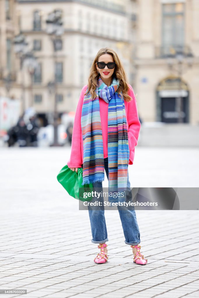 Alexandra Lapp Street Style Shoot In Paris - September 26, 2022