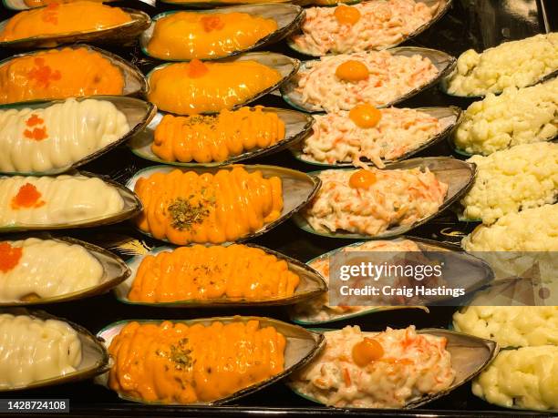Shells Buffet Chinese Buffet Plate Photos and Premium High Res Pictures - Getty Images