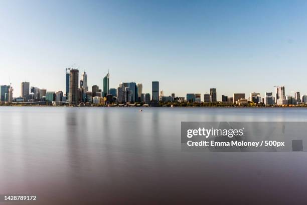 panoramic city skyline in hangzhou china,south perth,western australia,australia - corporate skyline stock pictures, royalty-free photos & images