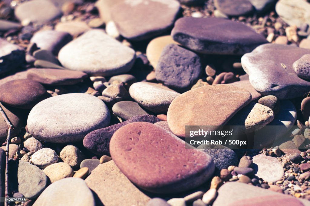 Full frame shot of pebbles