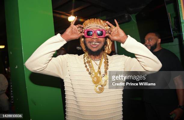 Trinidad James attends Rich Homie Quan 10 Year Anniversary Concert at Tabernacle on September 27, 2022 in Atlanta, Georgia.