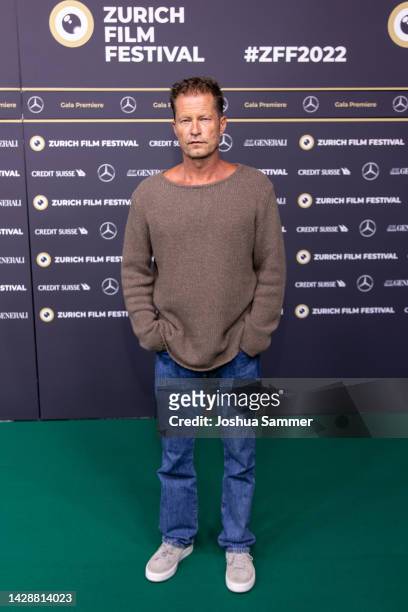 Til Schweiger attends the premiere of "Lieber Kurt" during the 18th Zurich Film Festival at Kino Corso on September 29, 2022 in Zurich, Switzerland.
