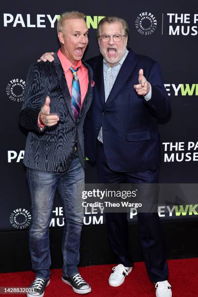 George Gray and Drew Carey attend PaleyWKND Opening Night at Paley Museum on September 29, 2022 in New York City.