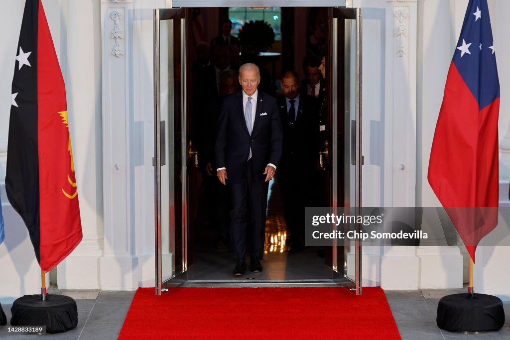 President Biden Hosts U.S.-Pacific Island Country Summit At The White House