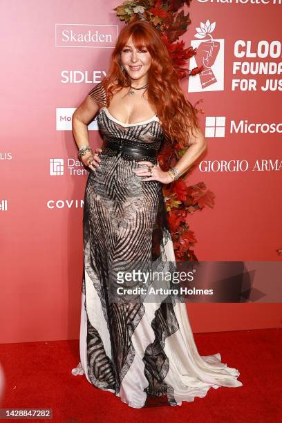 Charlotte Tilbury attends the Clooney Foundation For Justice Inaugural Albie Awards at New York Public Library on September 29, 2022 in New York City.