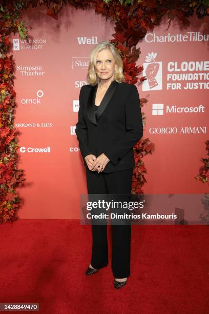 Diane Sawyer attends the Clooney Foundation For Justice Inaugural Albie Awards at New York Public Library on September 29, 2022 in New York City.
