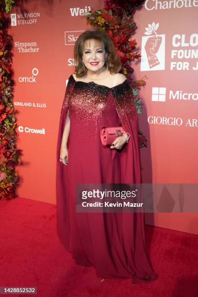 Baria Alamuddin attends the Clooney Foundation For Justice Inaugural Albie Awards at New York Public Library on September 29, 2022 in New York City.