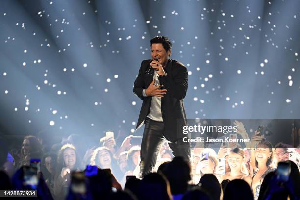 Chayanne performs onstage during the 2022 Billboard Latin Music Awards at Watsco Center on September 29, 2022 in Coral Gables, Florida.