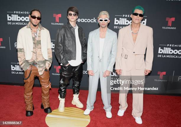 Attends the 2022 Billboard Latin Music Awards at Watsco Center on September 29, 2022 in Coral Gables, Florida.