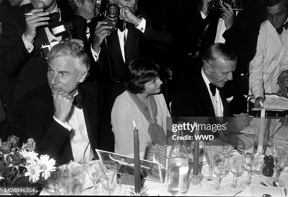 Ava Astaire and Fred Astaire attend the 1976 Cannes Film Festival in ...