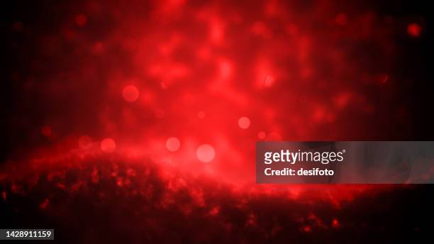horizontal vibrant bright dark glittery red maroon colored glittering textured empty blank artistic three dimensional effect christmas or diwali backgrounds with a curved wave swish swoosh swash label or stripe template like lightening or glitter splash - long exposure stock illustrations