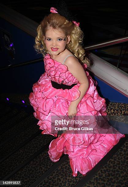 Eden Wood promotes Logo's "Eden's World" as she visits Planet Hollywood Times Square on April 13, 2012 in New York City.