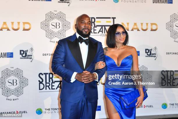 Jay "Jeezy" Jenkins and his wife Jeannie Mai Jenkins attend the Jay "Jeezy" Jenkins' 2nd Annual Sno Ball Gala at Flourish Atlanta on September 29,...