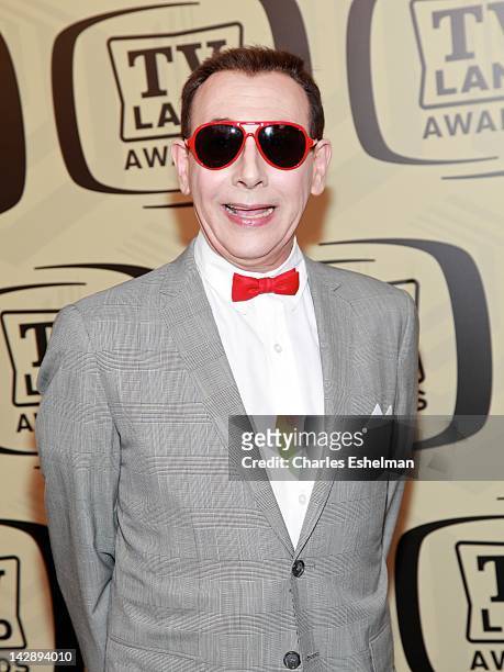 Pee-wee's Playhouse" Pop Culture Award winner Paul Reubens attends the 10th Annual TV Land Awards at the Lexington Avenue Armory on April 14, 2012 in...