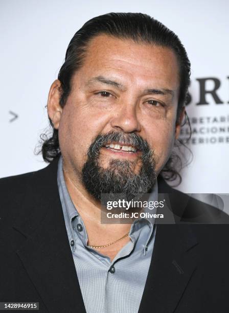 Daniel E. Mora attends the 12th Edition of the GuadaLAjara Film Festival opening night at The Theatre at Ace Hotel on September 29, 2022 in Los...